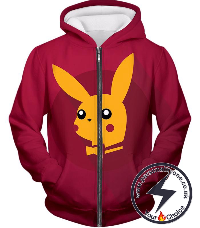 Pokemon Amazing Pokemon Promo Pikachu Cool Purple Anime Zip Up Hoodie